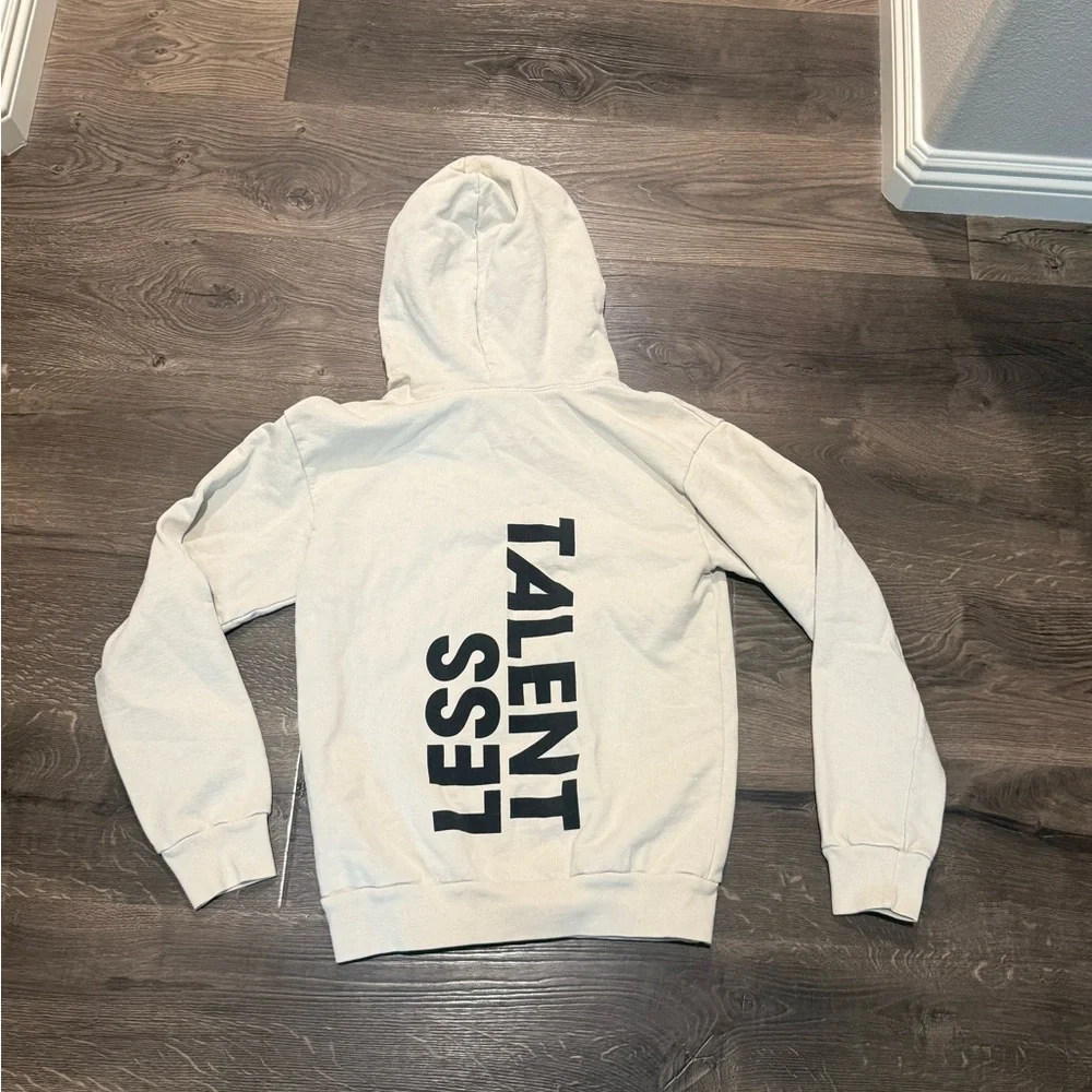 Cream Unisex Talentless hoodie - Picture 3 of 5